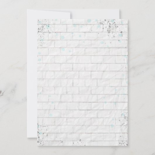 invitation de garçons hip-hop hommes (Dos)