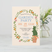 Invitation de Garden Party (Debout devant)