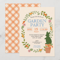 Invitation de Garden Party