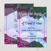Invitation de Garden Party (Devant / Derrière)
