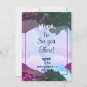 Invitation de Garden Party (Dos)