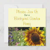 Invitation de Garden Party (Devant)