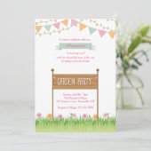 Invitation de Garden Party (Debout devant)