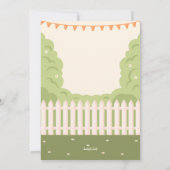 Invitation de Garden Party (Dos)