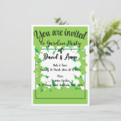 Invitation de Garden Party (Debout devant)