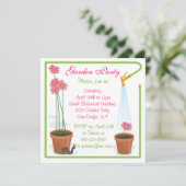 Invitation de Garden Party (Debout devant)