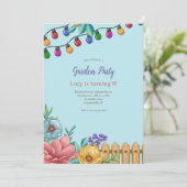 Invitation de Garden Party (Debout devant)