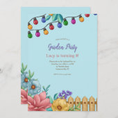 Invitation de Garden Party (Devant / Derrière)