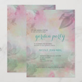 Invitation de Garden Party (Devant / Derrière)