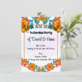 Invitation de Garden Party (Debout devant)