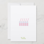 Invitation de gâteau au gâteau au gâteau au gâteau (Dos)