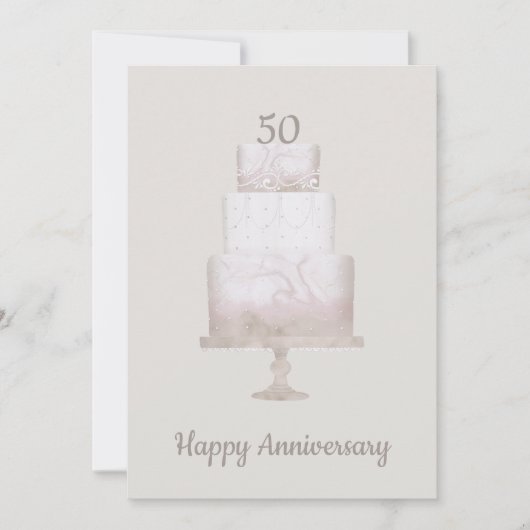 Invitation de gâteau personnalisé pour la fête du (Devant)