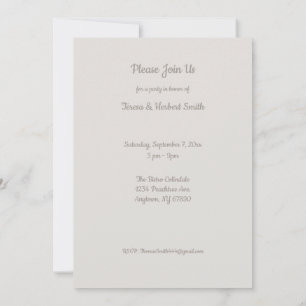 Invitation de gâteau personnalisé pour la fête du 