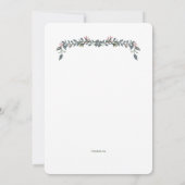 Invitation de gâteau rose d'anniversaire (Dos)