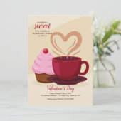 Invitation de gâteaux et de café (Debout devant)