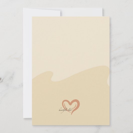 Invitation de gâteaux et de café (Dos)