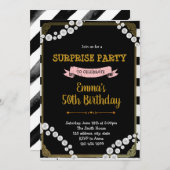 Invitation de Gatsby à rugir pour l'anniversaire d (Devant / Derrière)