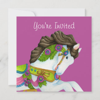 Invitation de Gayle Carousel Horse