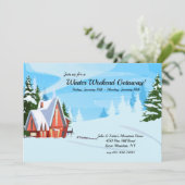 Invitation de Getaway pour la fin de semaine d'hiv (Debout devant)