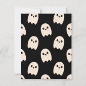 Invitation de Ghost Halloween (Dos)