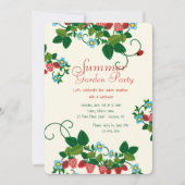 Invitation de gisement de fraise (Devant)