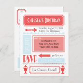 Invitation de glace (Devant / Derrière)