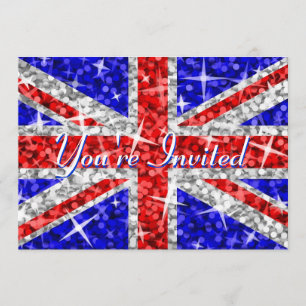 Invitation de Glitz UK "Vous êtes invité"