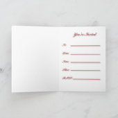 Invitation de globe de neige d'arbre de Noël (Intérieur)