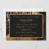 Invitation de Golden Tiger (Dos)