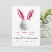 Invitation de golf Pâques Par-TEE (Debout devant)