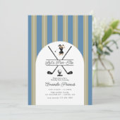 Invitation de golf pour dames, Cloud Dancer, Vert (Debout devant)