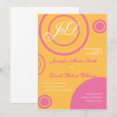 Invitation de gomme à bulles (Devant / Derrière)