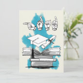 Invitation de grade ASL avec le discours de grand  (Debout devant)