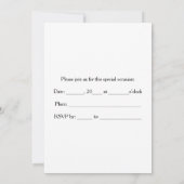 Invitation de grade ASL avec le discours de grand  (Dos)