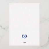 Invitation de graduation 2025 Cupcakes & Casquette (Verso)