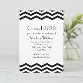 Invitation de graduation Chevrons (Debout devant)
