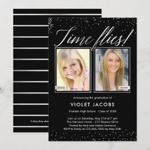 Invitation de graduation de COULEUR MODIFIABLE