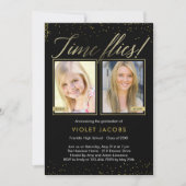 Invitation de graduation de COULEUR MODIFIABLE (Devant)