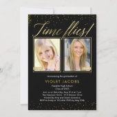 Invitation de graduation de COULEUR MODIFIABLE (Devant)