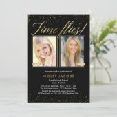 Invitation de graduation de COULEUR MODIFIABLE (Debout devant)