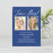 Invitation de graduation de COULEUR MODIFIABLE (Debout devant)