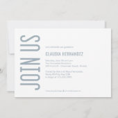 Invitation de graduation de couleur modifiable par (Dos)