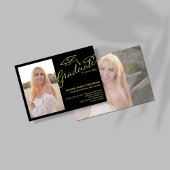 Invitation de graduation de la fête Photo Script O