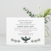 Invitation de graduation de la lampe à huile de Fl (Debout devant)