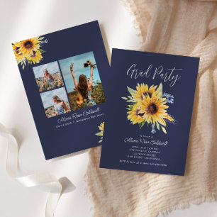 Invitation de graduation de la Marine et du tourne