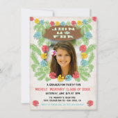 Invitation de graduation de luau hawiian Tropical (Devant)