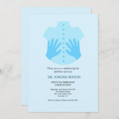 Invitation de graduation de physiothérapeute (Devant / Derrière)