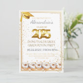 Invitation de graduation Donuts et Degrees 2025 (Debout devant)