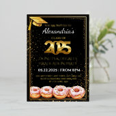 Invitation de graduation Donuts et Degrees 2025 (Debout devant)