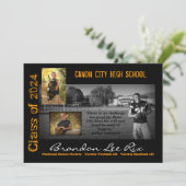 Invitation de graduation du CCHS Tiger2 (Debout devant)